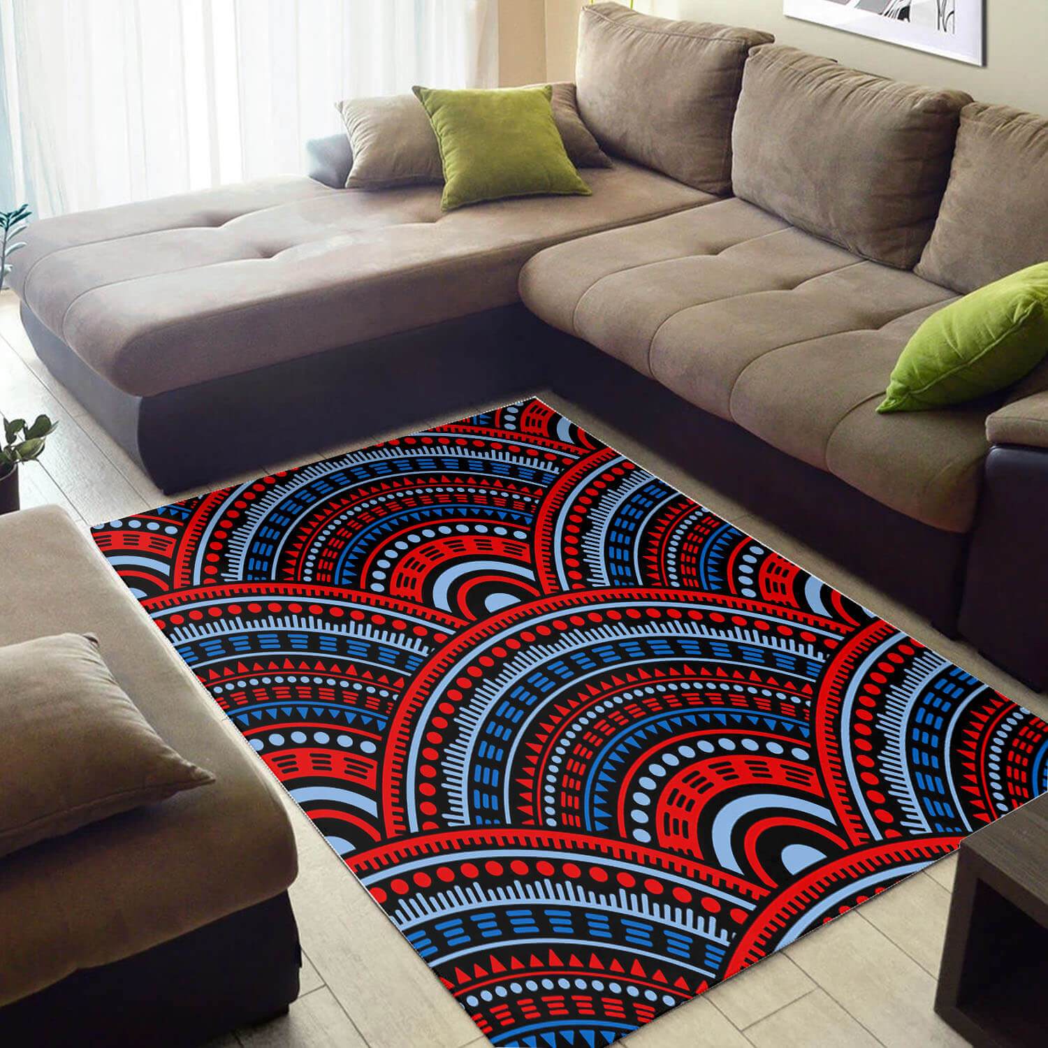 Inspired African American Beautiful Afrocentric Art Style Floor Themed Home Rectangle Rug