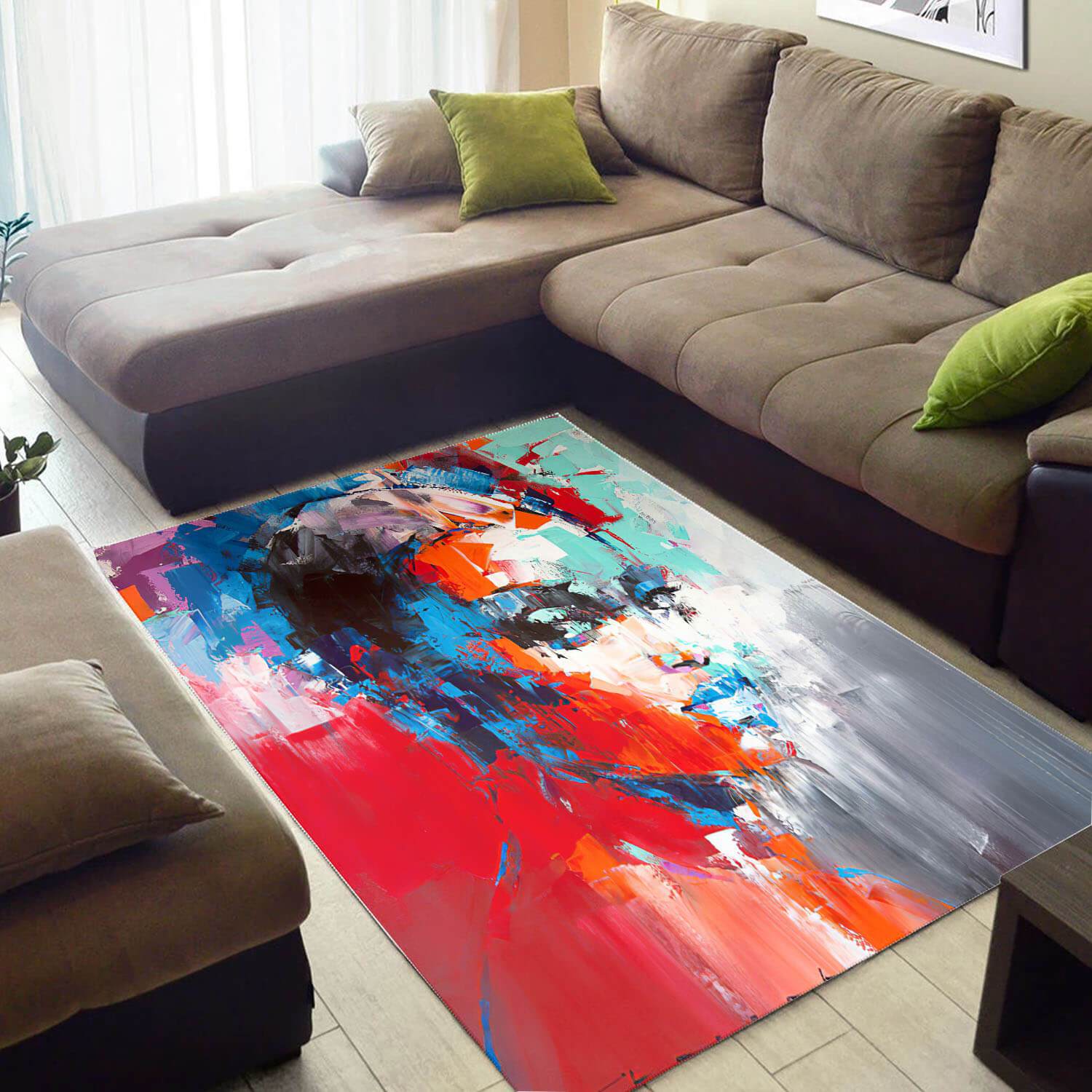 Inspired African American Beautiful Style Afro Girl Carpet Themed Home Rectangle Rug