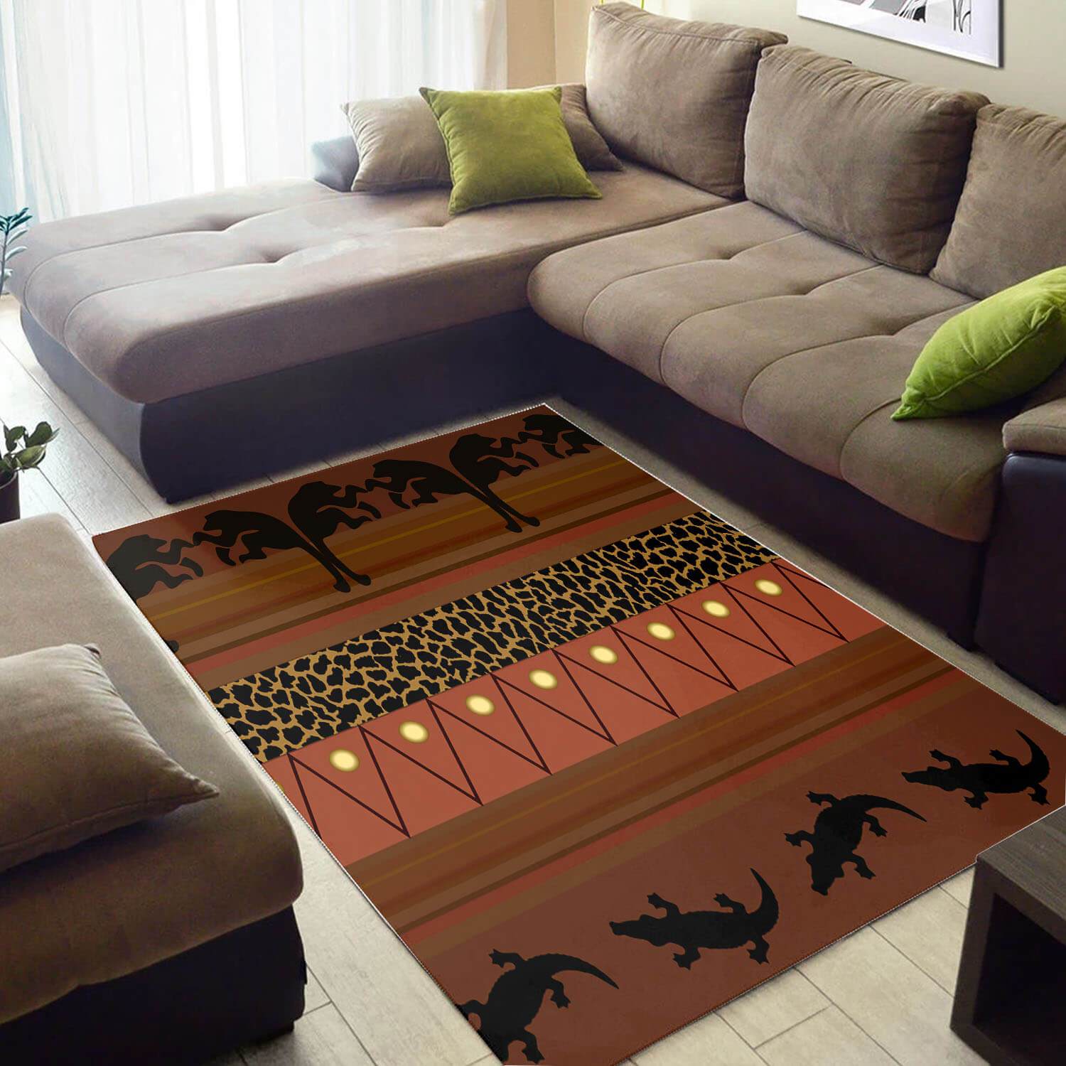 Inspired African American Colorful Afrocentric Art Carpet Room Rectangle Rug