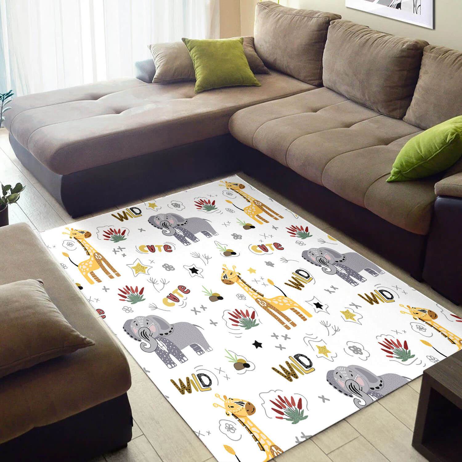 Inspired African American Modern Art Seamless Pattern Style Area Home Rectangle Rug