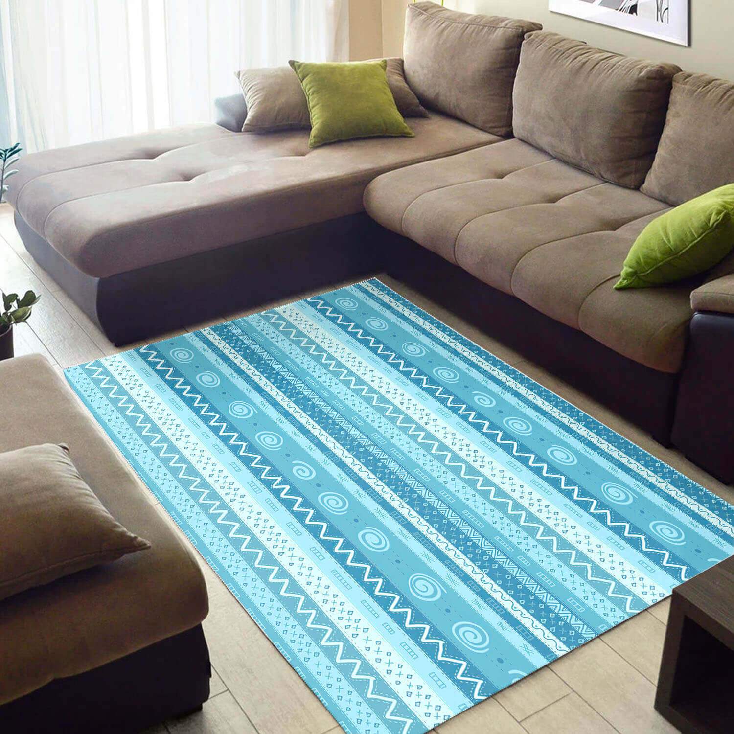 Inspired African Perfect Natural Hair Afrocentric Pattern Art Design Floor Carpet Style Rectangle Rug