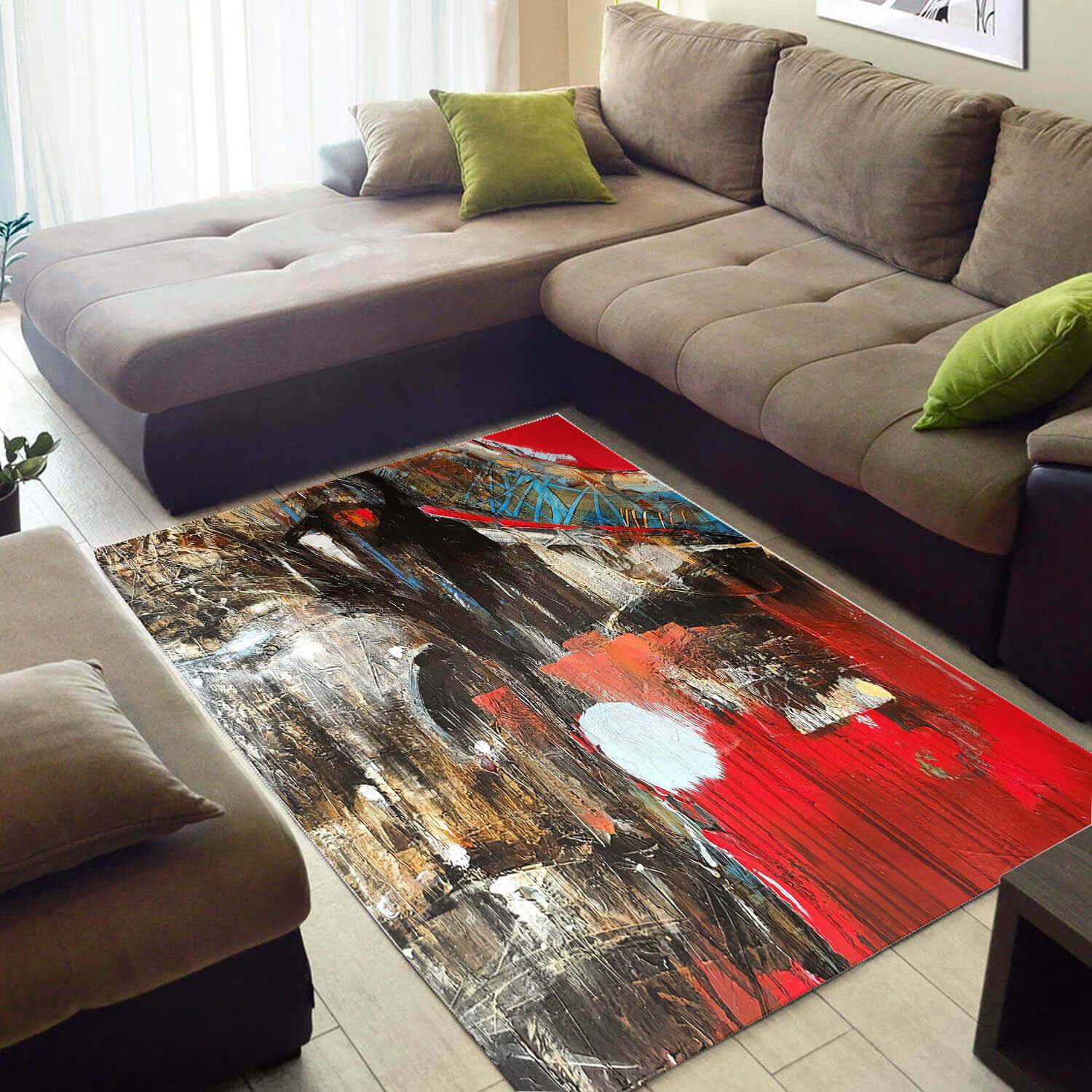 Inspired African Style Pretty American Art Lady Carpet Home Rectangle Rug