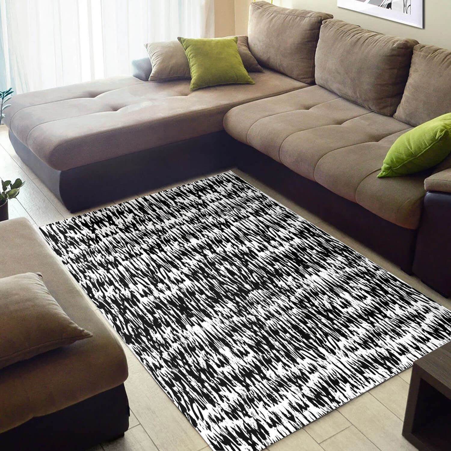 Inspired African Style Retro American Art Ethnic Seamless Pattern Floor Home Rectangle Rug
