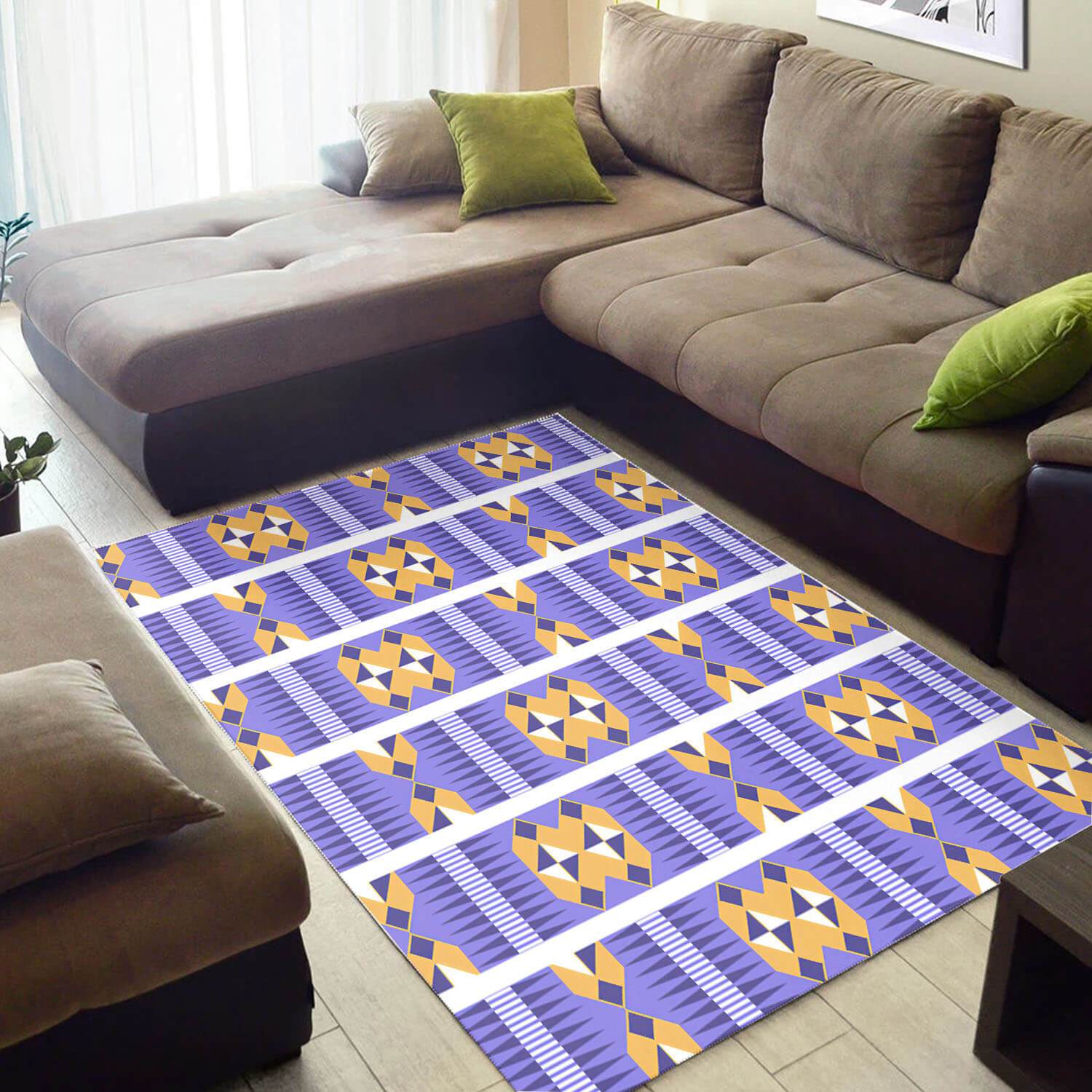 Inspired African Style Trendy Afro American Afrocentric Art Carpet Home Rectangle Rug