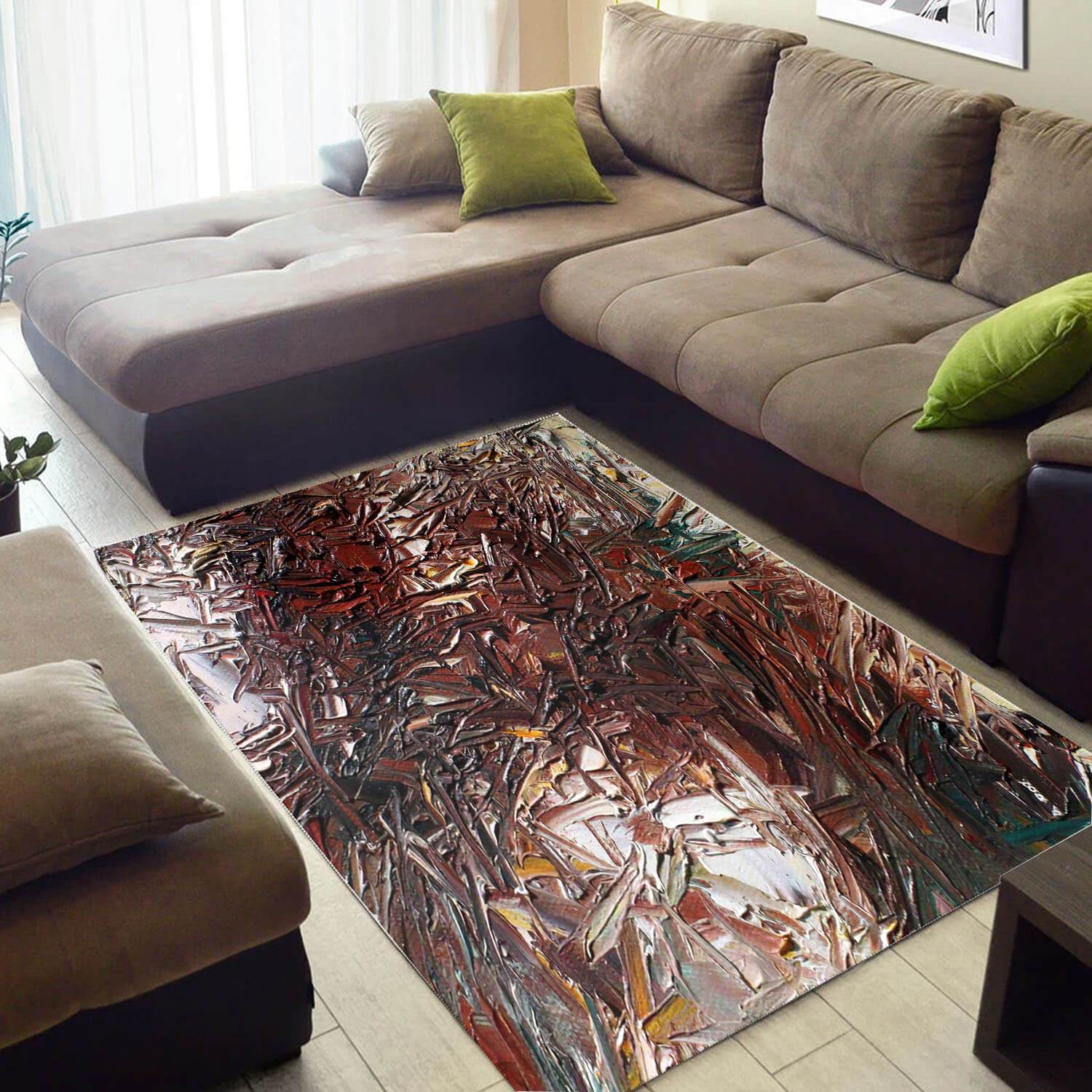 Inspired African Style Vintage Natural Hair Seamless Pattern Large Home Rectangle Rug