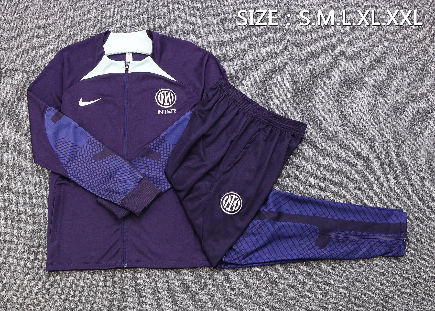 Inter Milan Training Anthem Jacket Tracksuit 2022/23 Purple Inter Milan Training Anthem Jacket Tracksuit 2022/23 Purple