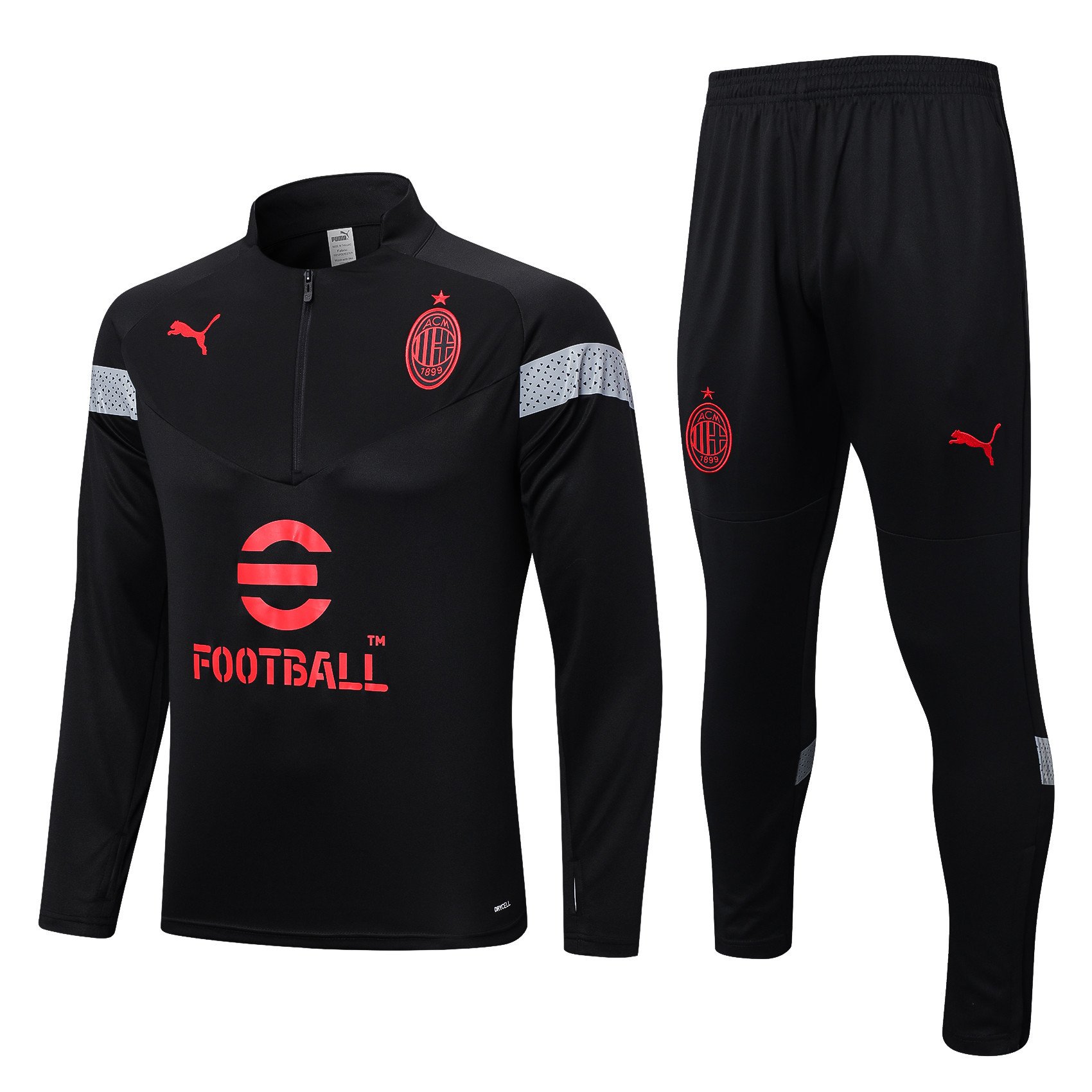 Inter Milan Training Top Set 22/23- Black/Red