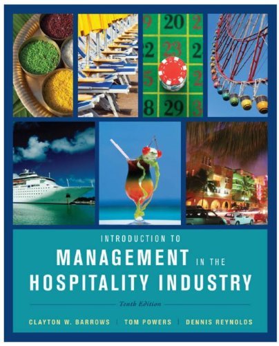 Introduction to Management in the Hospitality Industry, 10th Edition (PDF/EPUB Version)