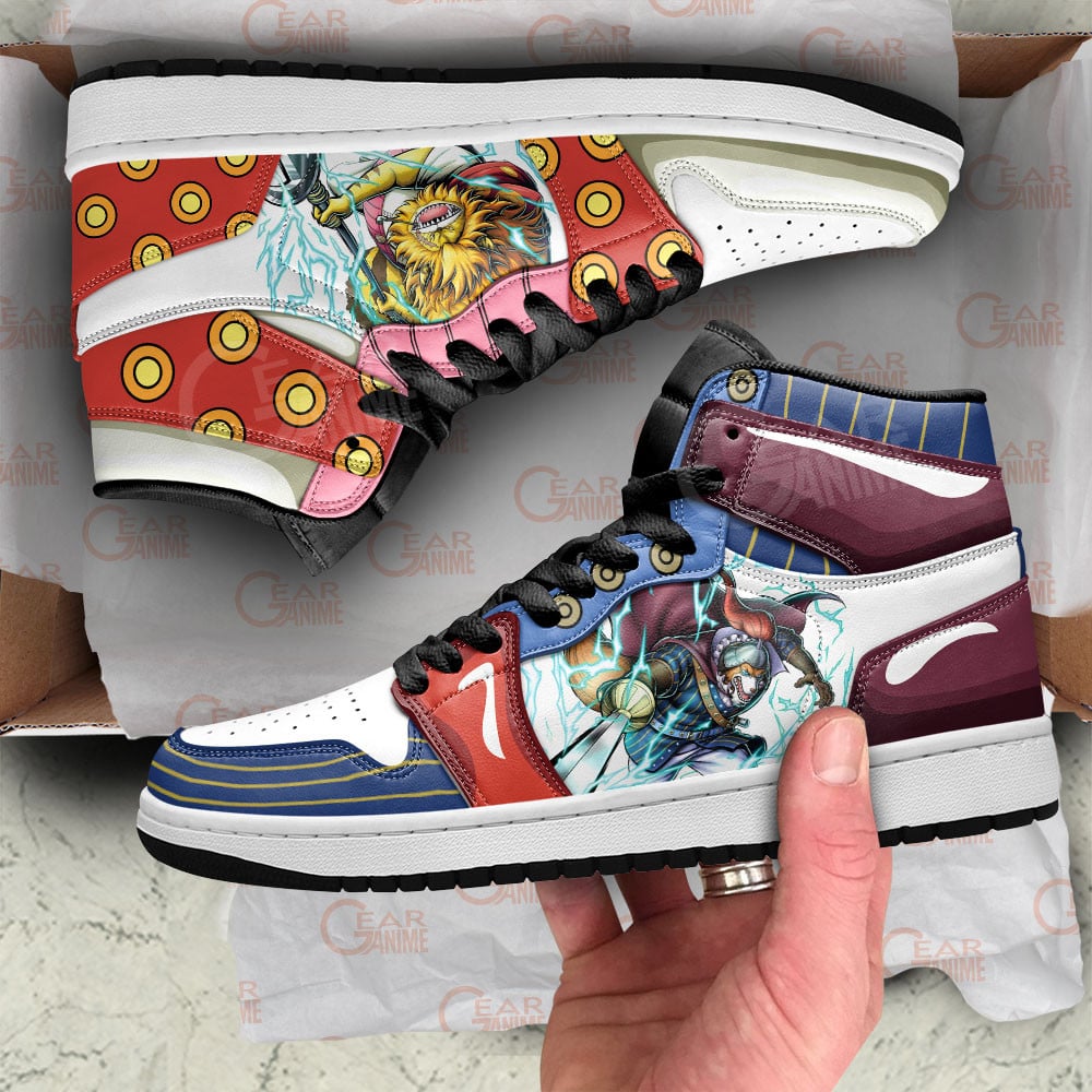 Inuarashi and Nekomamushi JD1s Sneakers One Piece Anime Shoes, Air Jordan Hightop
