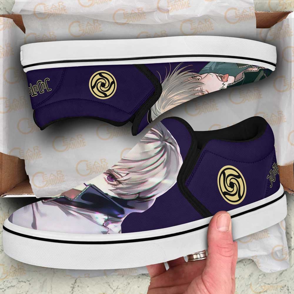 Inumaki Toge Slip-On Shoes Canvas Custom Anime Jujutsu Kaisen Shoes