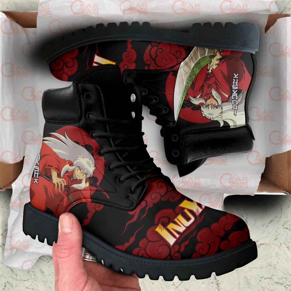 InuYasha Boots Anime Custom Shoes