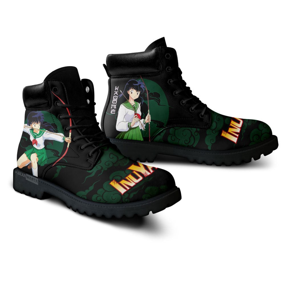 InuYasha Kagome Boots Anime Custom Shoes