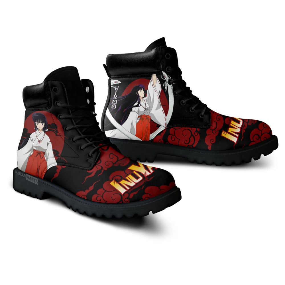 InuYasha Kikyo Boots Anime Custom Shoes