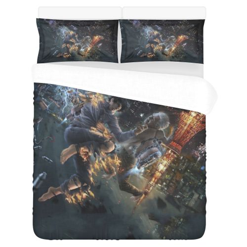 Inuyashiki 3D Customized Duvet Cover Bedding Set