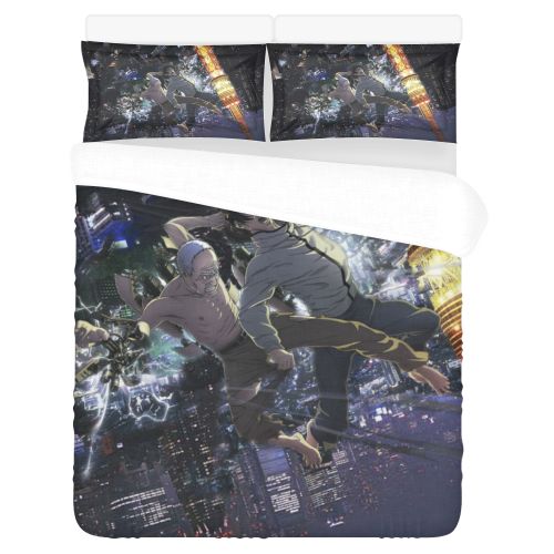 Inuyashiki 3D Customized Duvet Cover Bedding Set