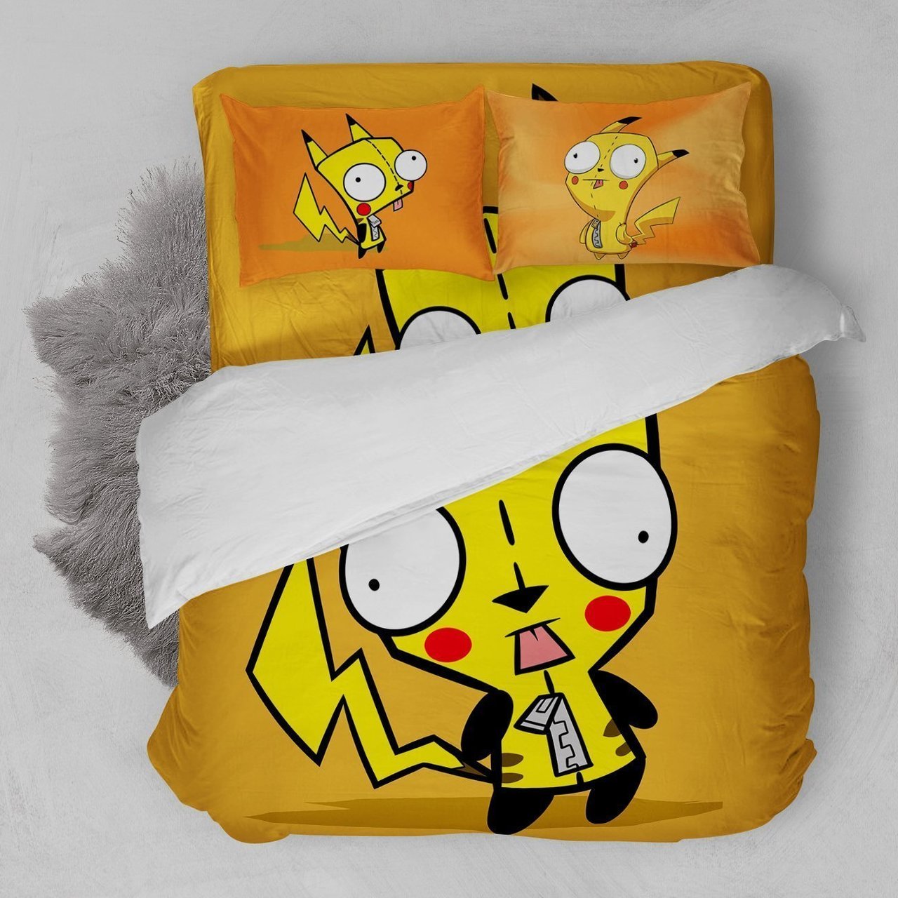 Invader Zim – Pikachu Duvet Cover Bedding Set
