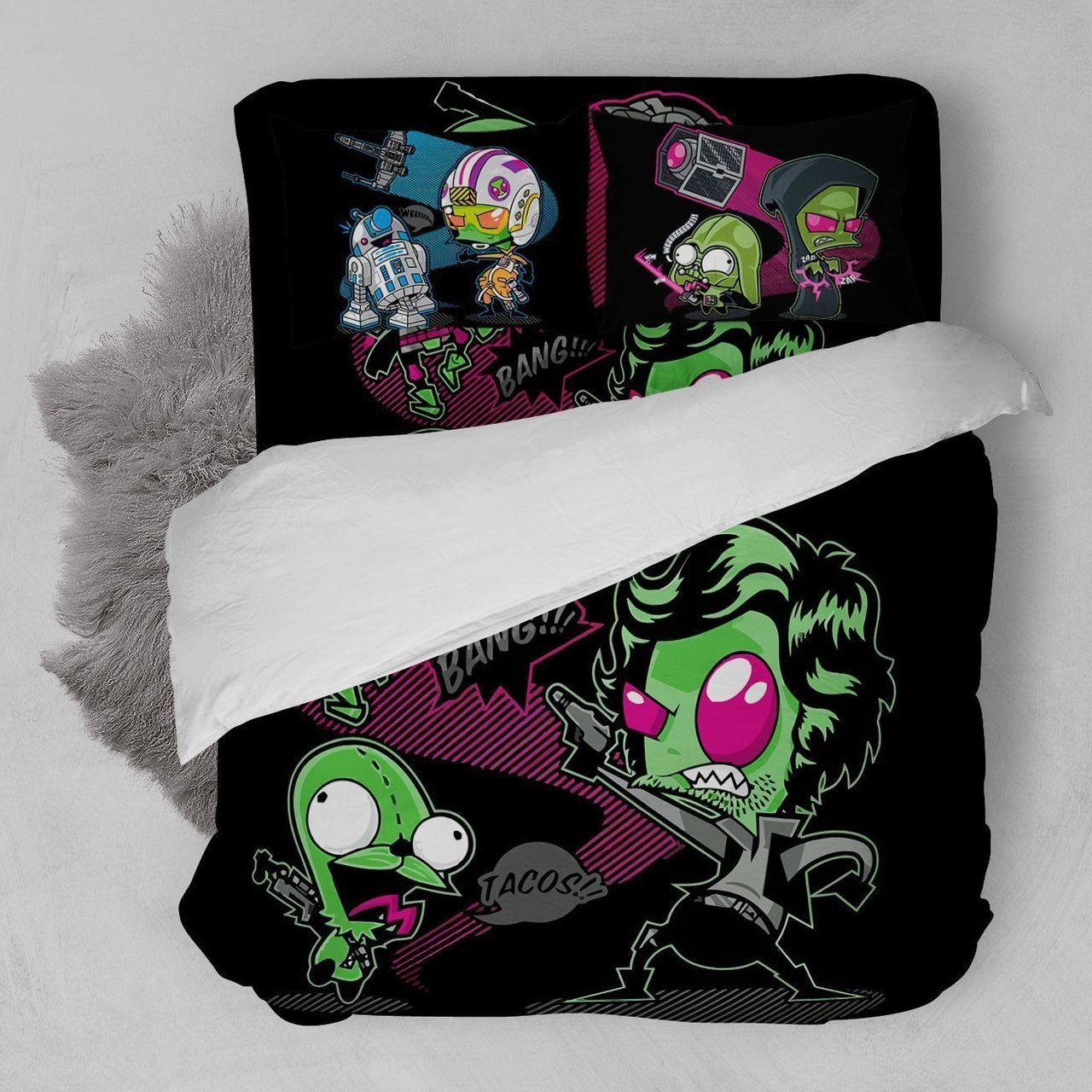 Invader Zim – Star Wars Duvet Cover Bedding Set
