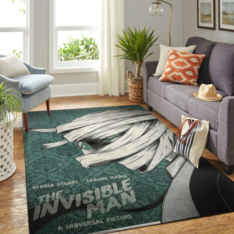Invisible Man Living Room Area Rectangle Rug