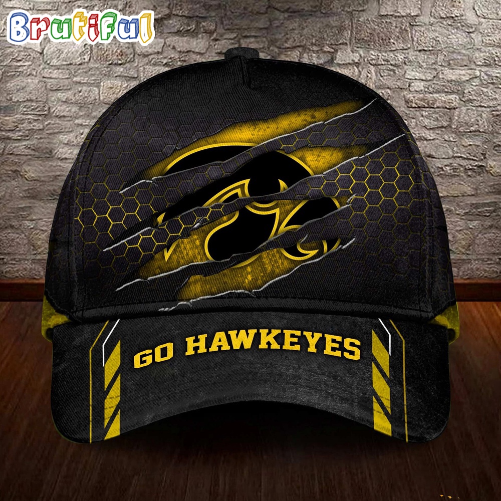 Iowa Hawkeyes Baseball Cap Go Hawkeyes Cap