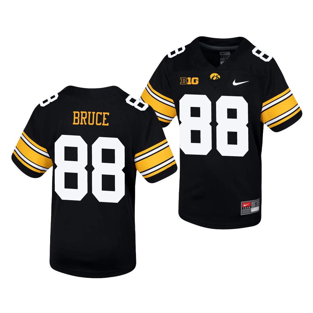 Iowa Hawkeyes Isaiah Bruce Black Untouchable Jersey