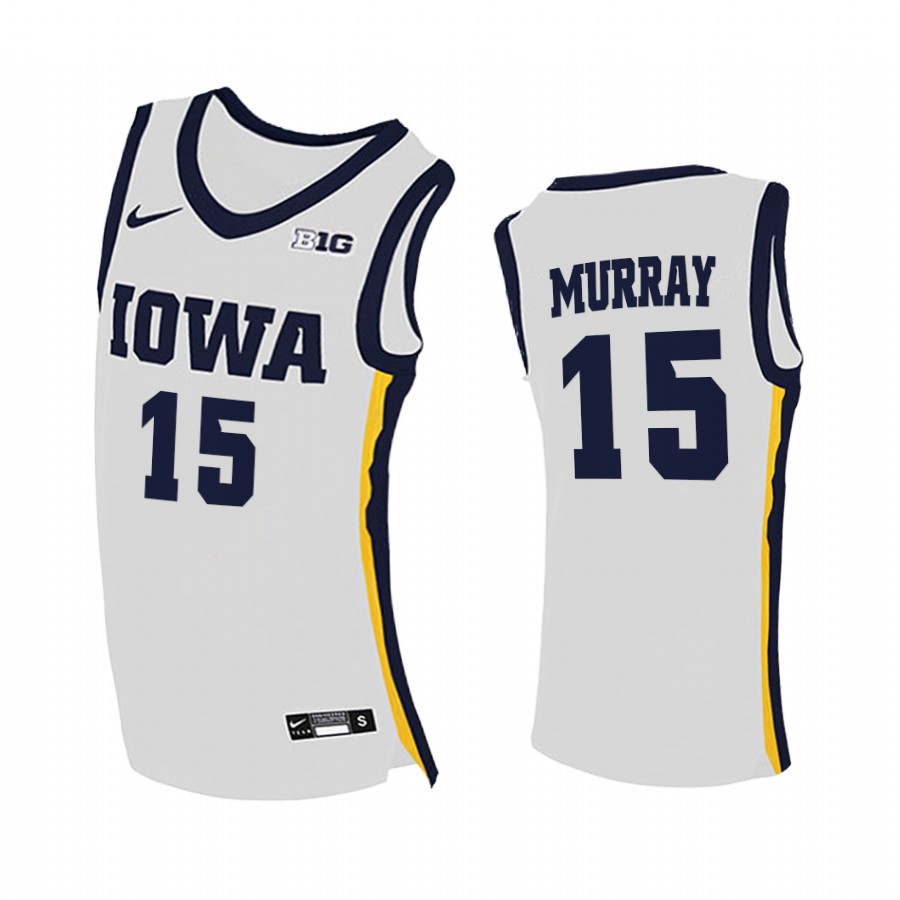 Iowa Hawkeyes Keegan Murray White Home 2020-21 College Jersey