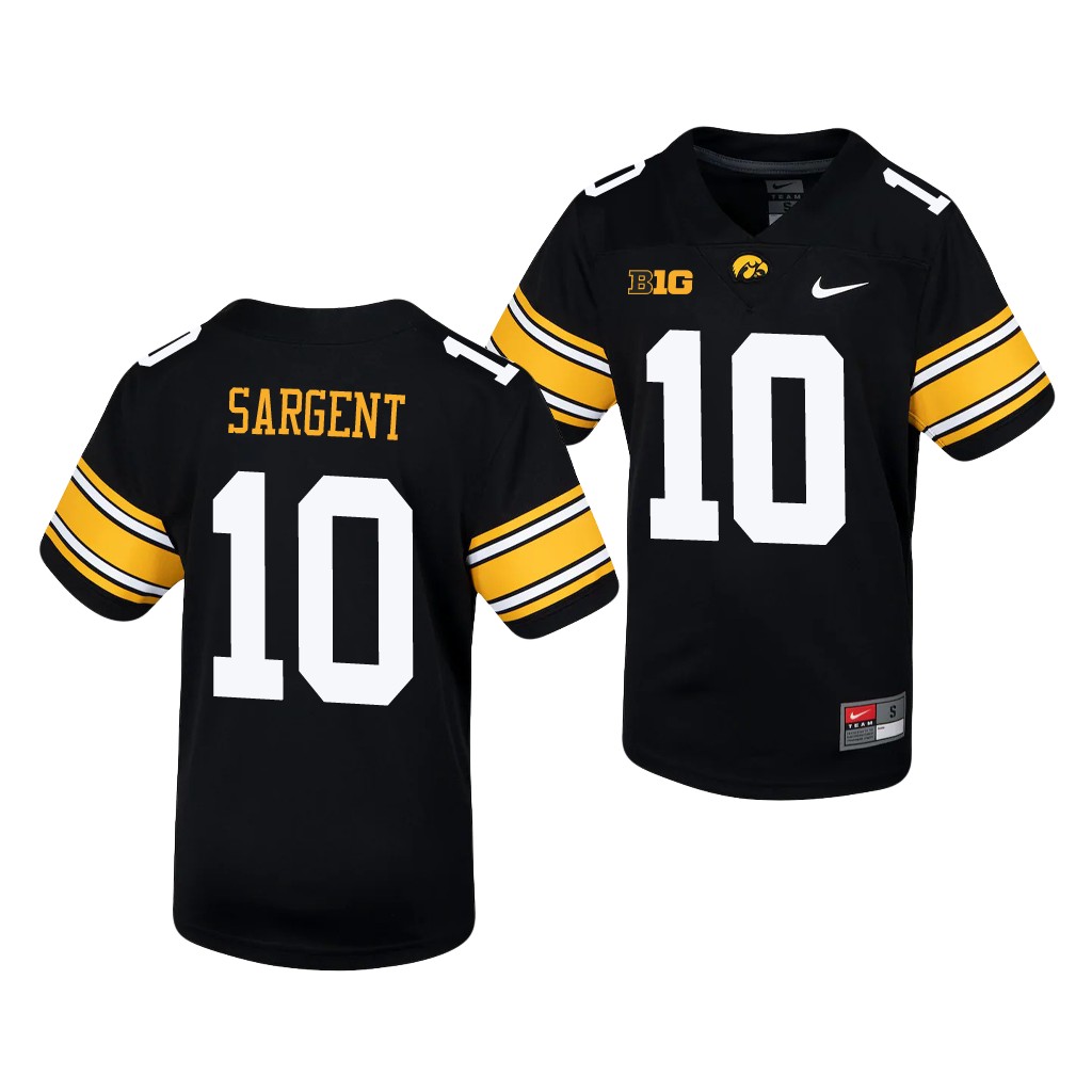 Iowa Hawkeyes Mekhi Sargent Black Untouchable Jersey