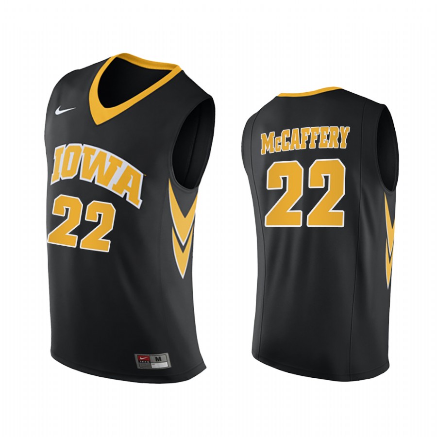 Iowa Hawkeyes Patrick McCaffery Black 2020-21 College Jersey