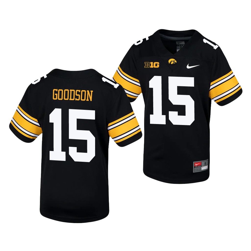 Iowa Hawkeyes Tyler Goodson Black Untouchable Jersey