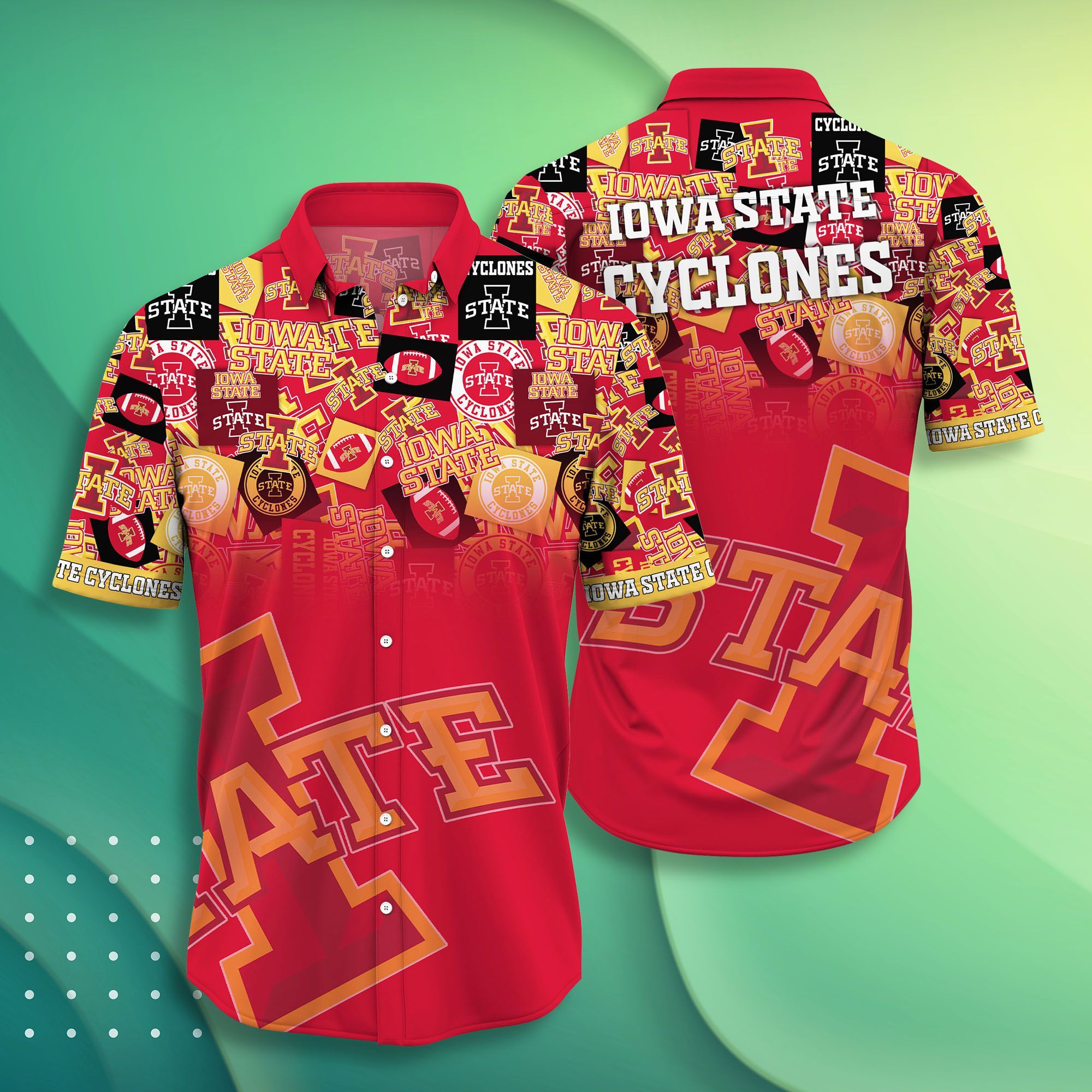 Iowa State Cyclones NCAA -Hawaii Shirt Style Hot Trending Summer-Hawaiian NACC
