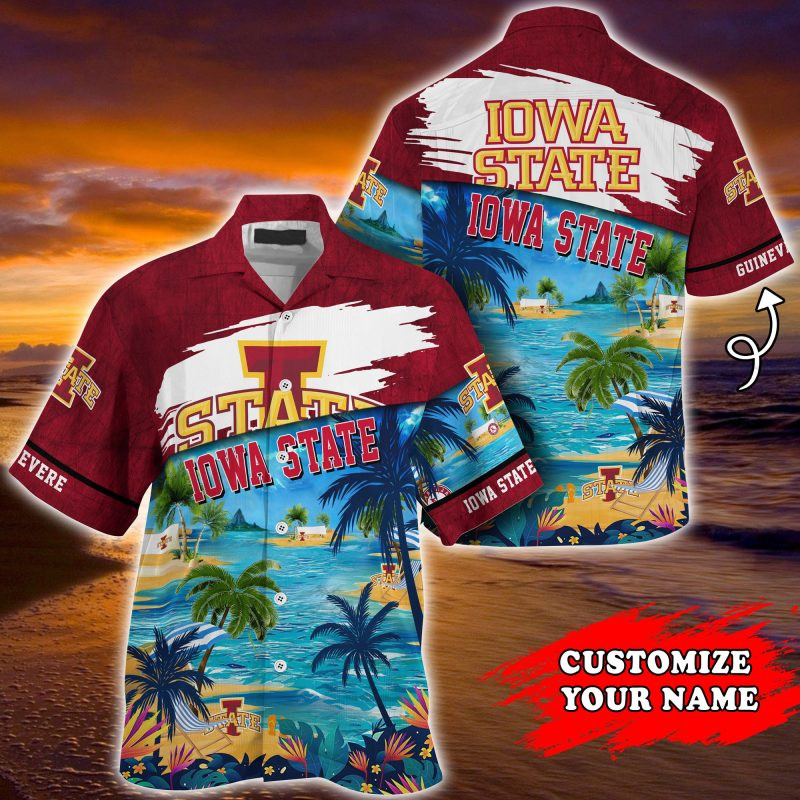 Iowa State Cyclones NCAA Customized Summer Hawaiian Shirt