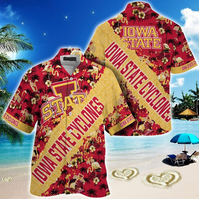 Iowa State Cyclones NCAA Trending Summer – Hawaii Shirt For This Season – Gift For Sport Lovers With Tropical Patterns