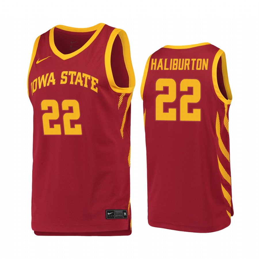 Iowa State Cyclones Tyrese Haliburton Crimson College Jersey