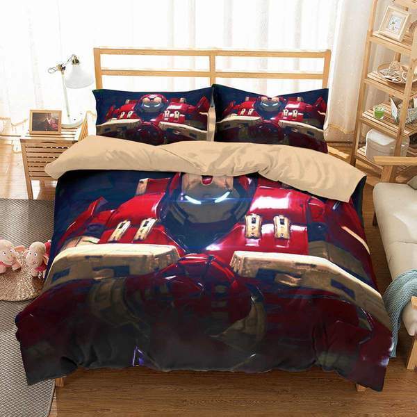 Iron Hulkbuster 3D Customized Duvet Cover Bedding Set
