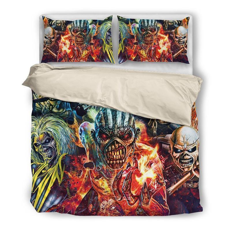 Iron Maiden 3D Customized Duvet Cover Bedding Set