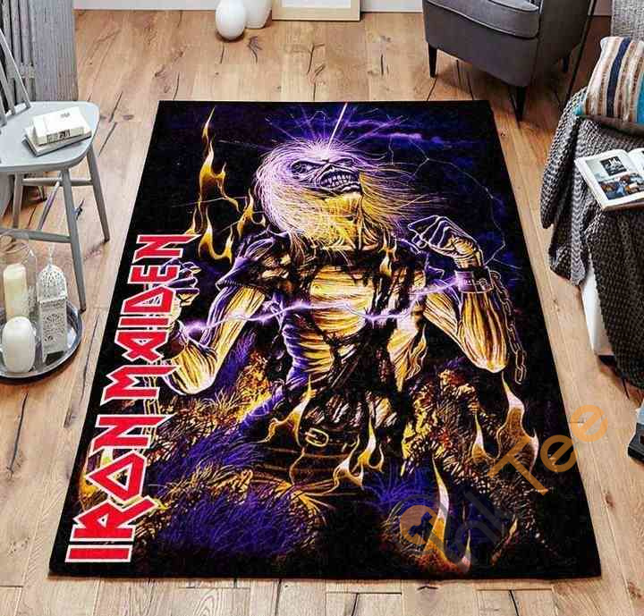 Iron Maiden Area Rectangle Rug