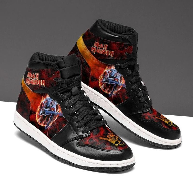 Iron Maiden rock men shoes 3 High Top Air Jordan Sneaker, Air Jordan Hightop