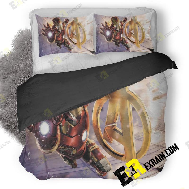 Iron Man Avengers 3D Customized Duvet Cover Bedding Set