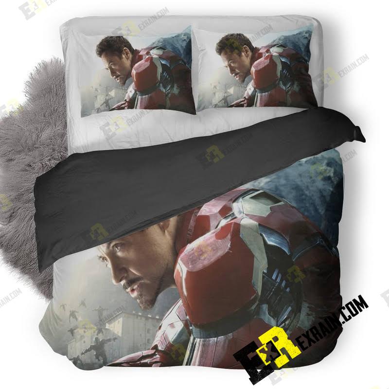 Iron Man Avengers Age Of Ultron 3D Customized Duvet Cover Bedding Set