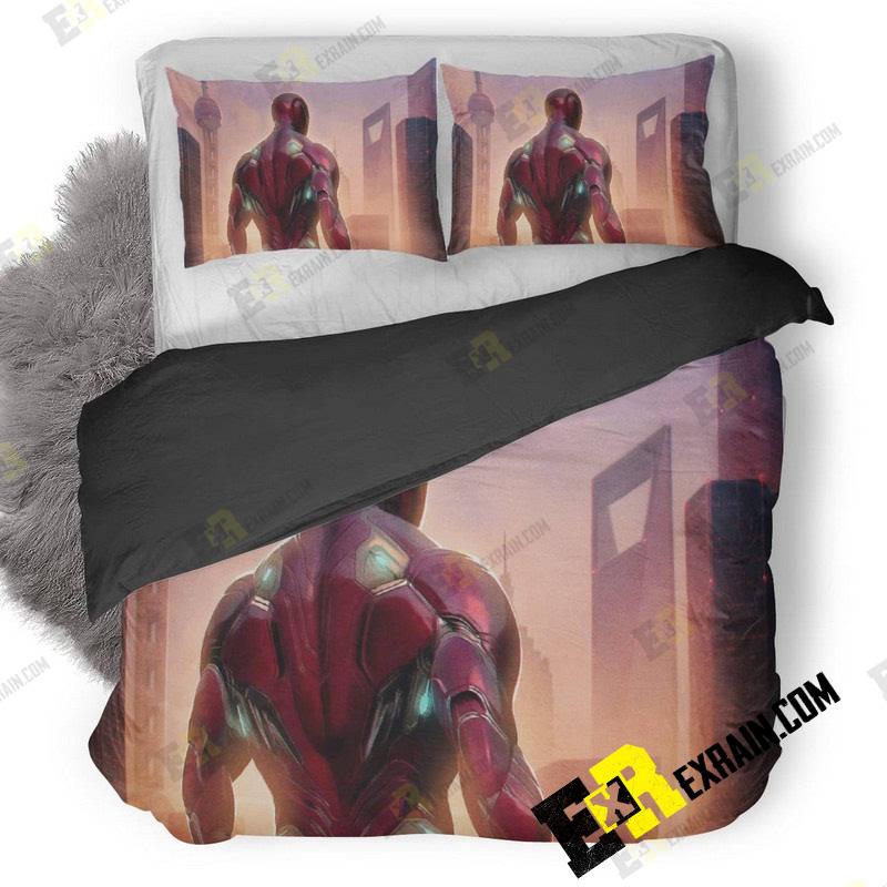 Iron Man Avengers Endgame Chinese Poster Ou 3D Customized Duvet Cover Bedding Set