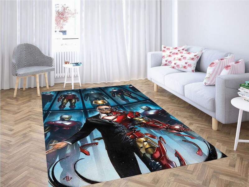 Iron Man Carpet Rectangle Rug