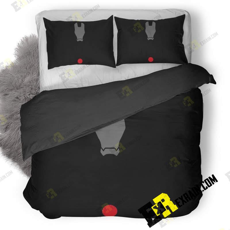 Iron Man Simple Wide 3D Customized Duvet Cover Bedding Set