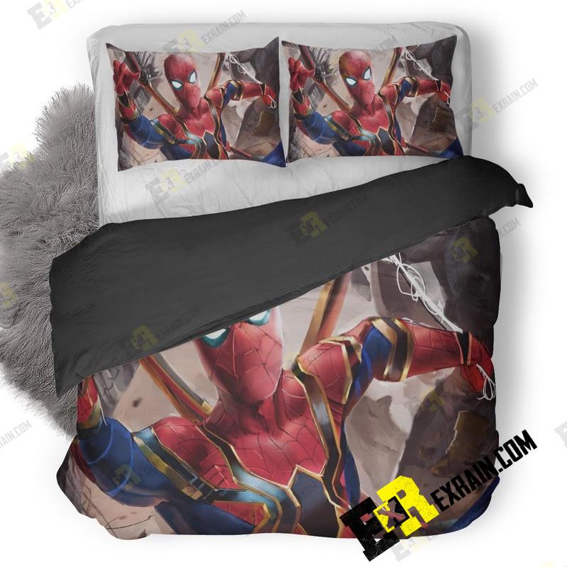 Iron Spider Suit In Avengers Infinity War Pi 3D Customized Duvet Cover Bedding Set
