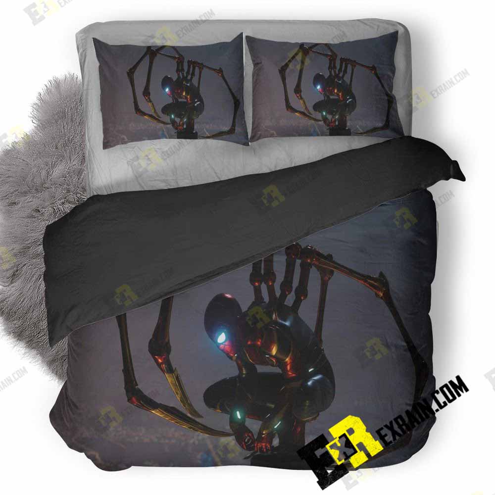 Iron Spiderman Suit Spiderman Ps 3D Customized Duvet Cover Bedding Set