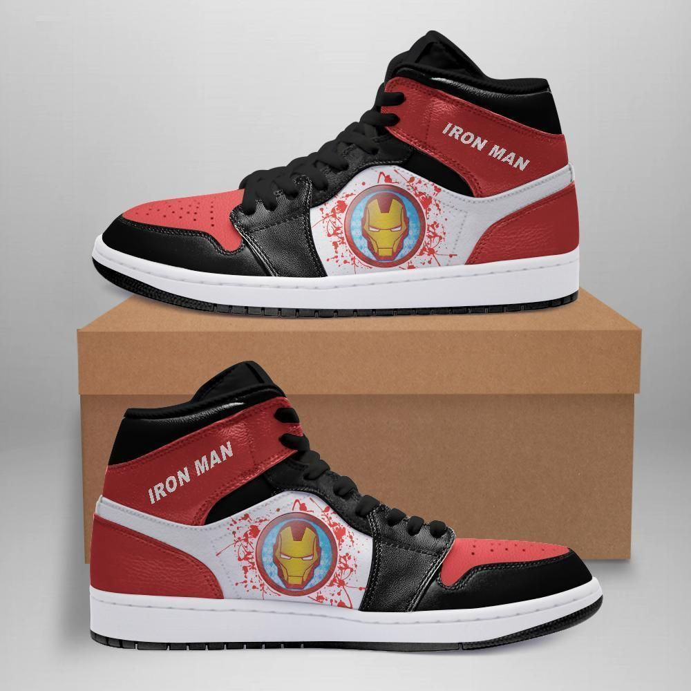 Ironman Marvel 3 High Top Air Jordan Sneaker, Air Jordan Hightop