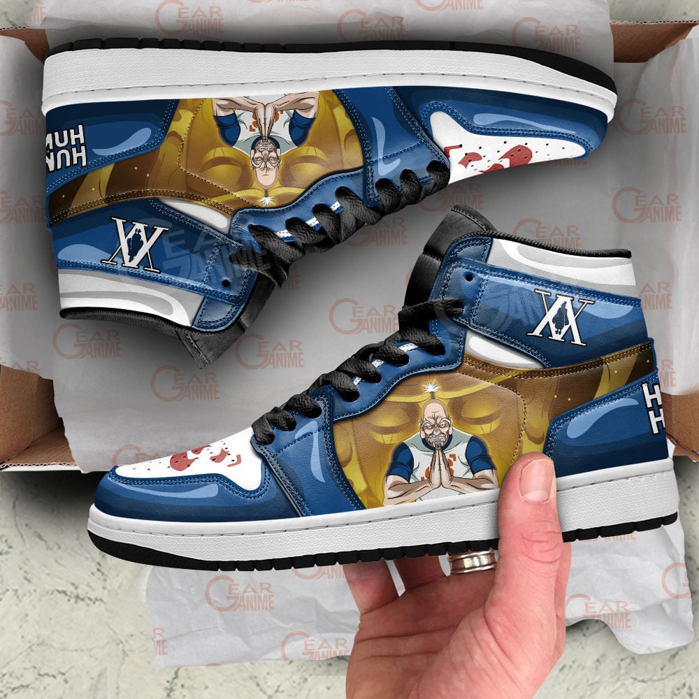 Isaac Netero JD1s Sneakers Hunter X Hunter Anime Shoes, Air Jordan Hightop