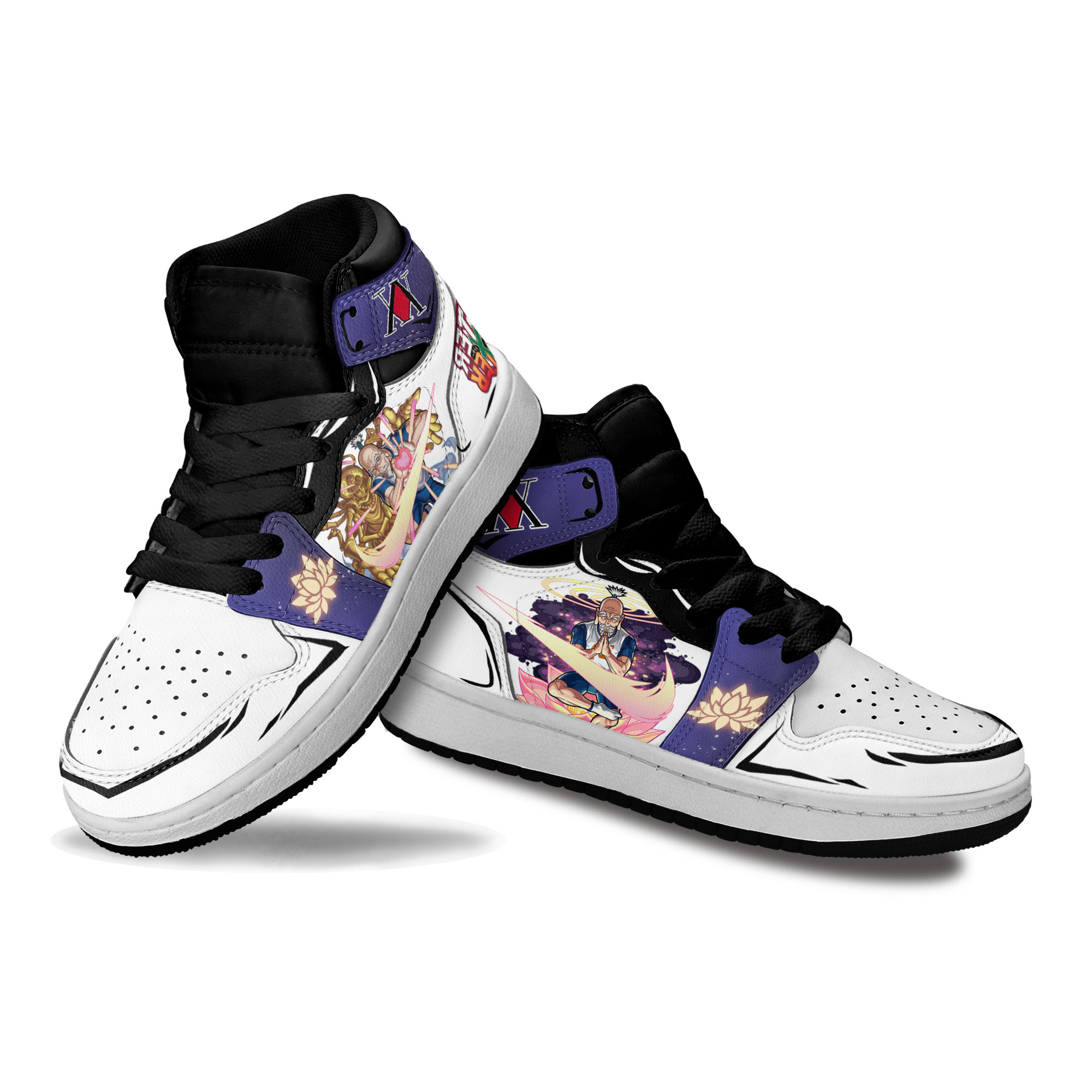 Isaac Netero Kids Sneakers Custom Anime Hunter X Hunter Shoes For Kids