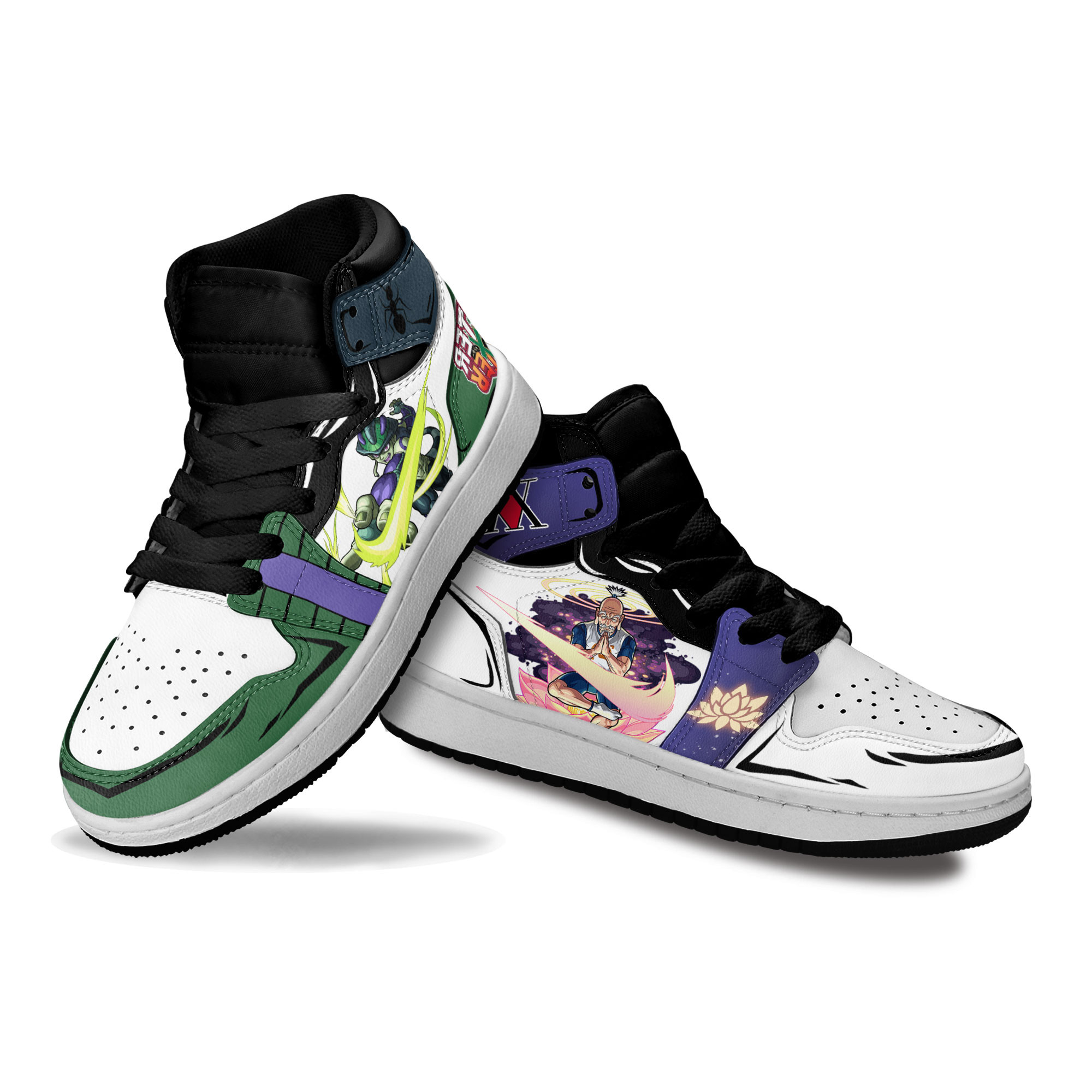 Isaac Netero x Meruem Kids Sneakers Custom Hunter X Hunter Shoes For Kids