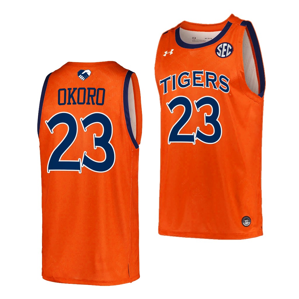 Isaac Okoro #23 Auburn Tigers Alumni Player Unite As One Orange Jersey