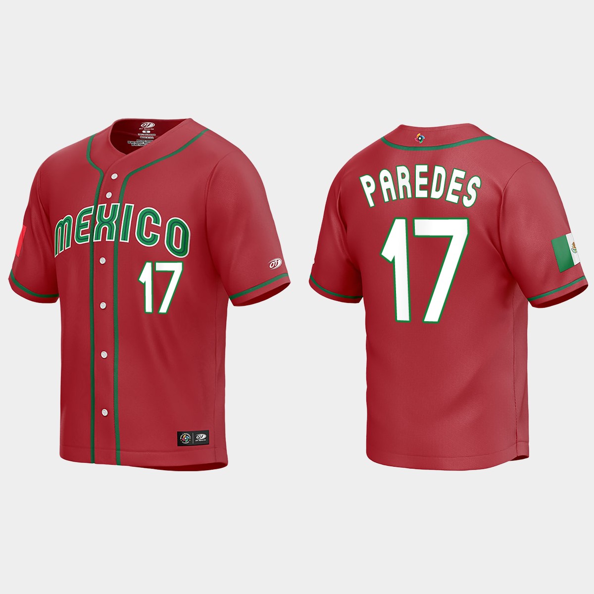 Isaac Paredes Mexico 2023 World Classic Jersey - Red