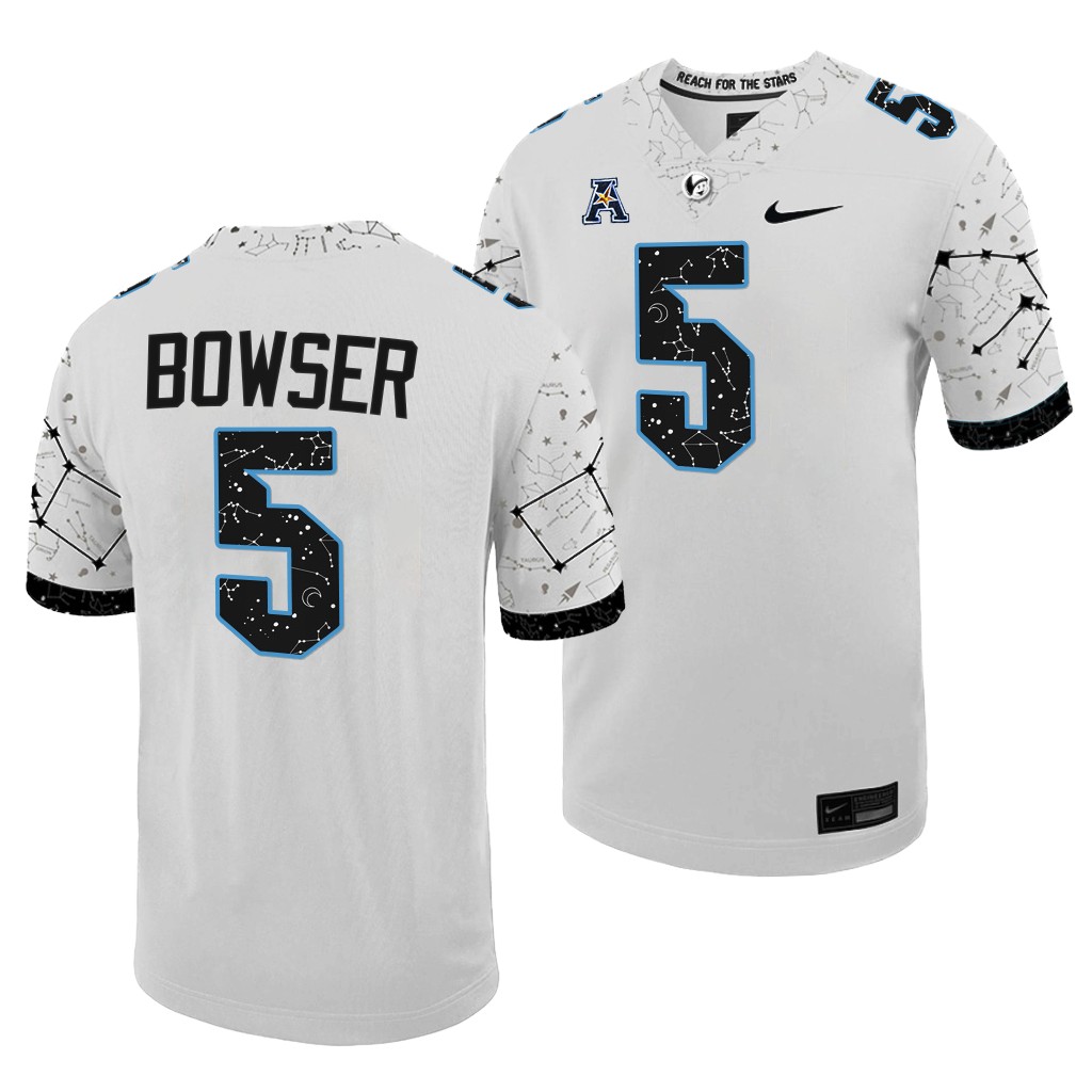 Isaiah Bowser UCF Knights #5 White Jersey 2022 Space Game Men's Untouchable Uniform